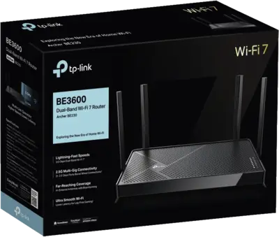 Archer BE230 BE3600 Dual-Band Wi-Fi 7 Router