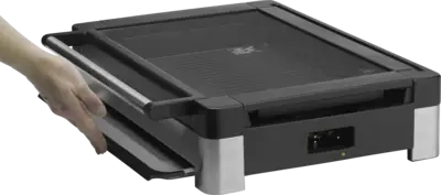 LONO tafelgrill met glazen deksel